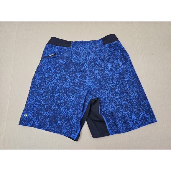 Lululemon Men's Size Large Assert Shorts 9" Cannonball Harbor Blue Deep Navy - Picture 6 of 10